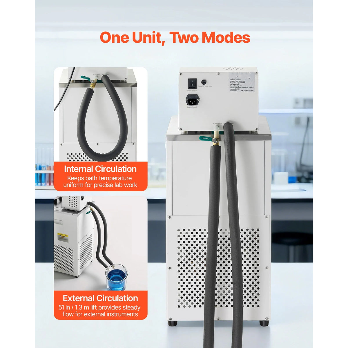 Laboratory Chiller Circulator, Recirculating Chiller Water Bath