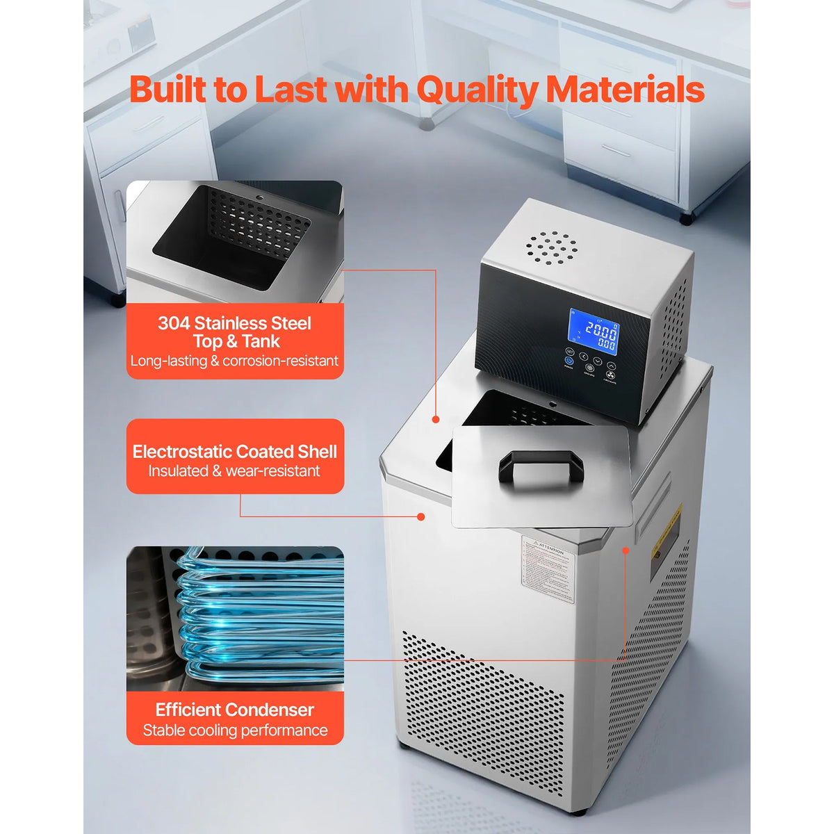 Laboratory Chiller Circulator, Recirculating Chiller Water Bath