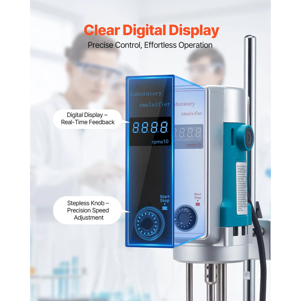 Portable Ultrasonic Homogenizer, 0.3 in Titanium Alloy Probe