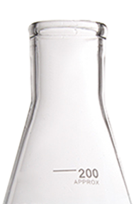 Borosilicate glass triangular flask SET
