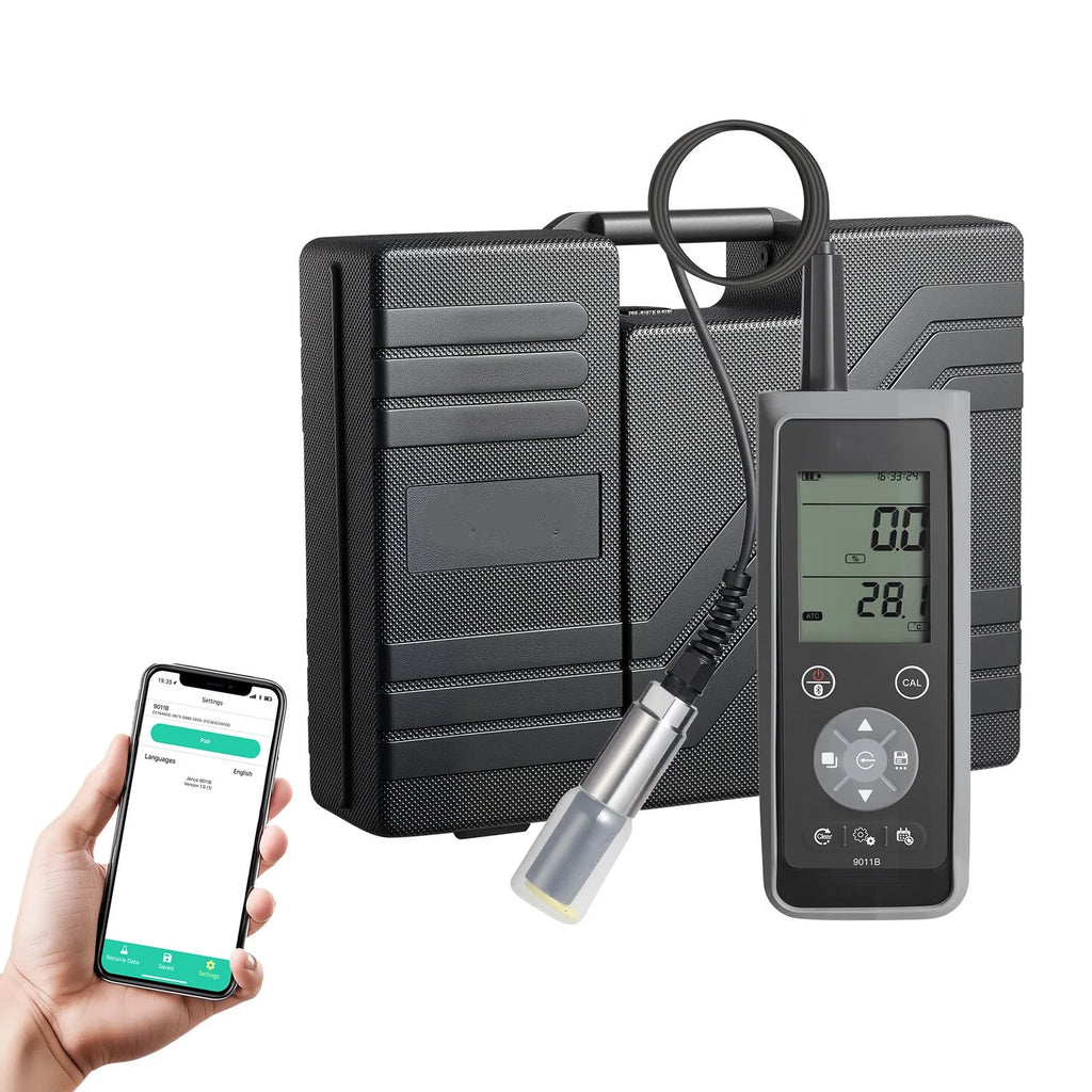 Dissolved Oxygen Meter, 0.0-50.0 mg/L Measurement Range, with 13.1 ft Cable