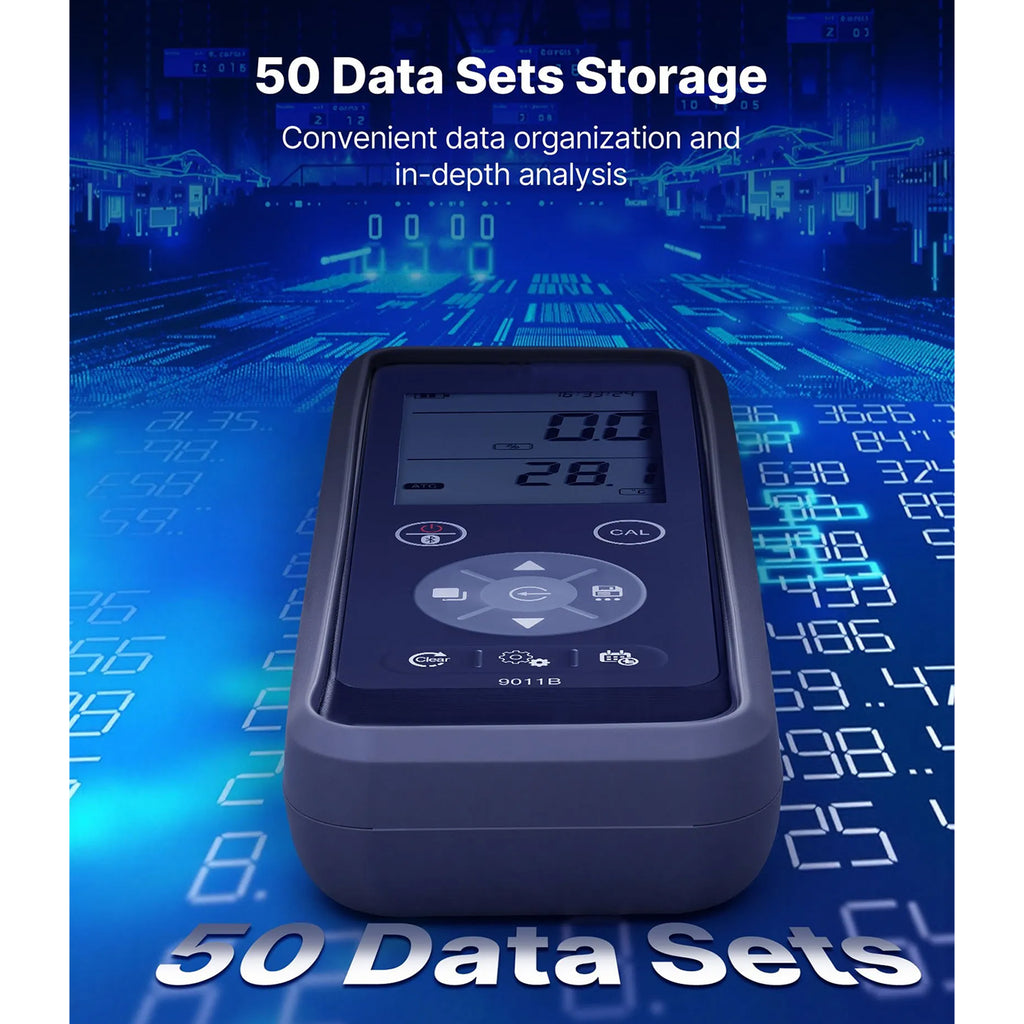 Dissolved Oxygen Meter, 0.0-50.0 mg/L Measurement Range, with 13.1 ft Cable