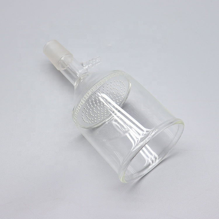 Glass vacuum Buchner funnel with glass perforated plate