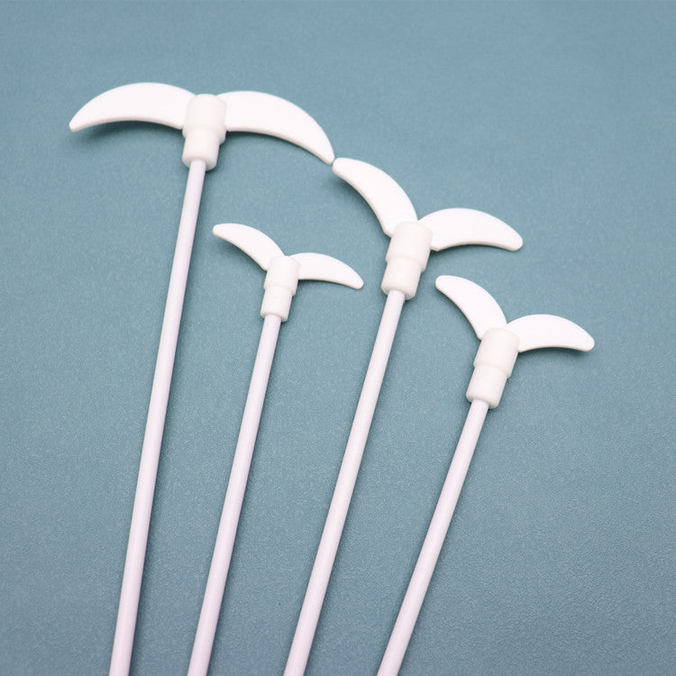 BARE part: PTFE-coated stainless steel shaft + fixed paddle impeller for overhead/elevated stirrers; attaches to electric mixer; NO motor/drive unit
