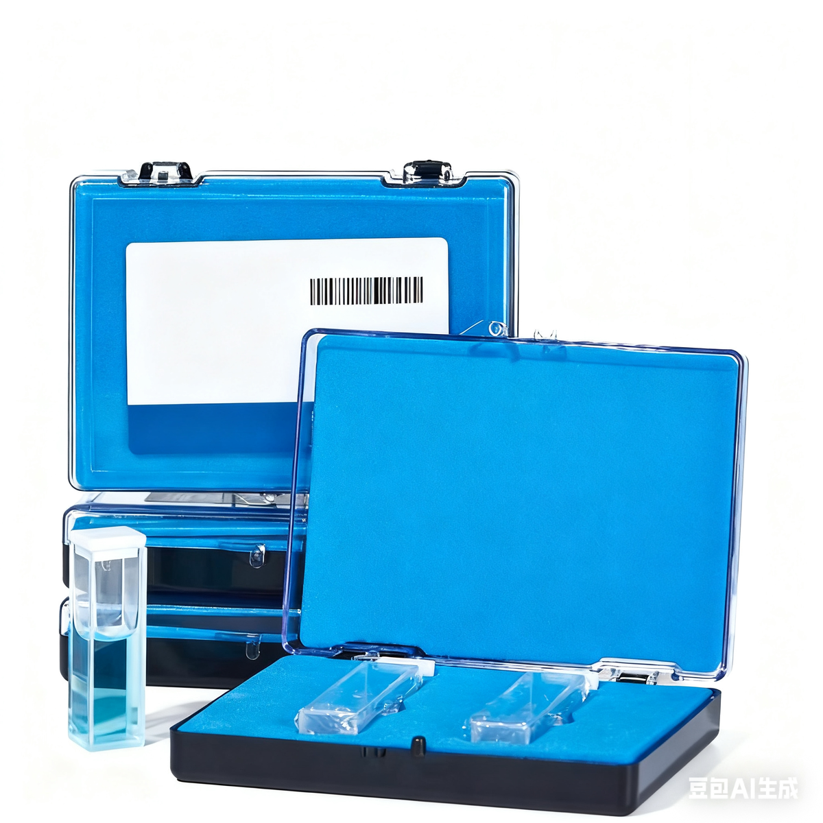 Glass Quartz Cuvette for Ultraviolet Spectrophotometer 5ml/10mm/20mm/30mm/50mm Capacities Two-Way/Fo