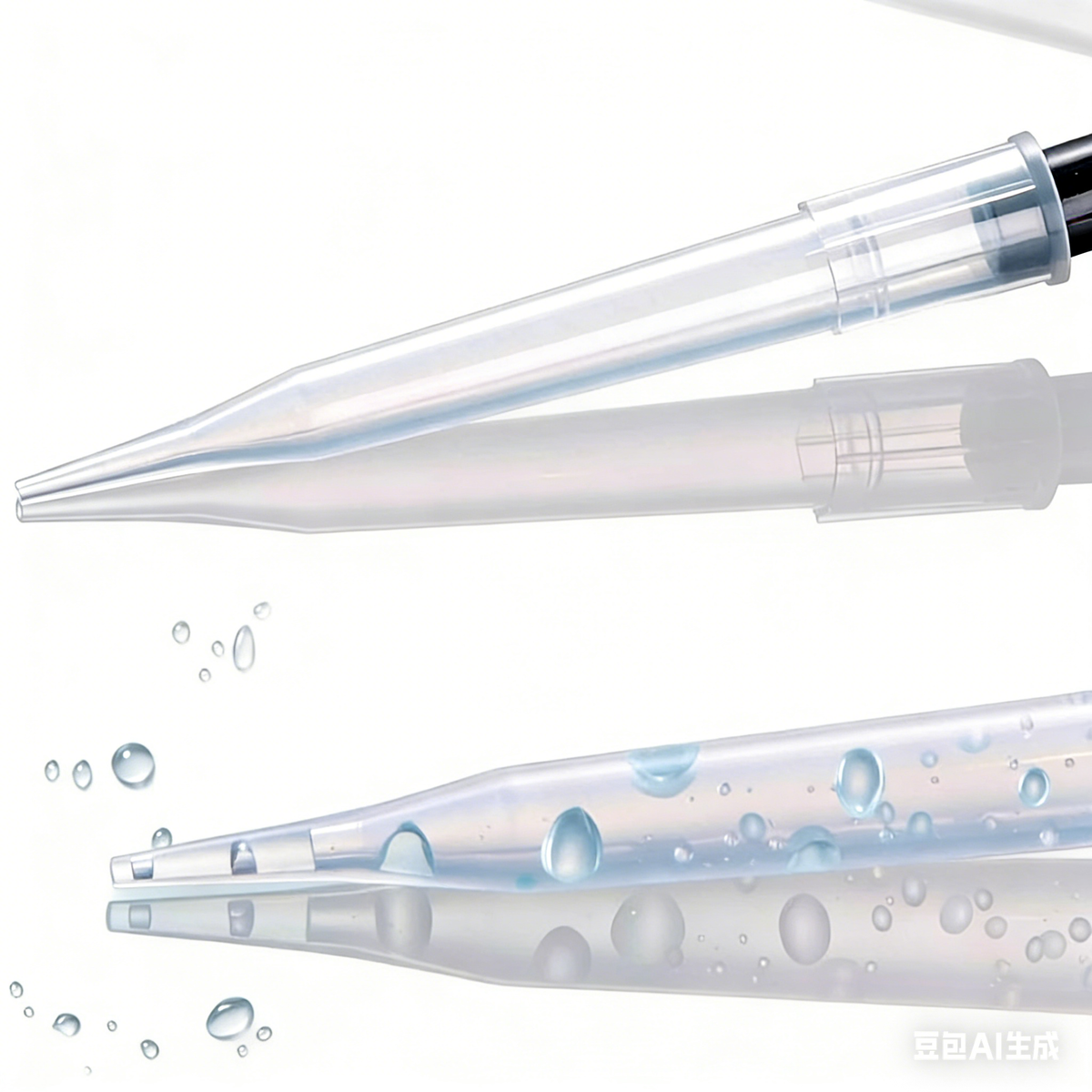 Sterile Enzyme-free Plastic Pipette Filter Cartridges and Tips Boxed Laboratory Pipettes