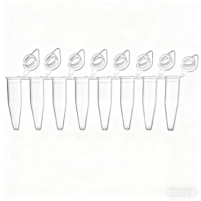Biotech 0.2ml Transparent PCR Tube Medical Biological Lab Supplies 8 Strips Per Tube Free Samp...