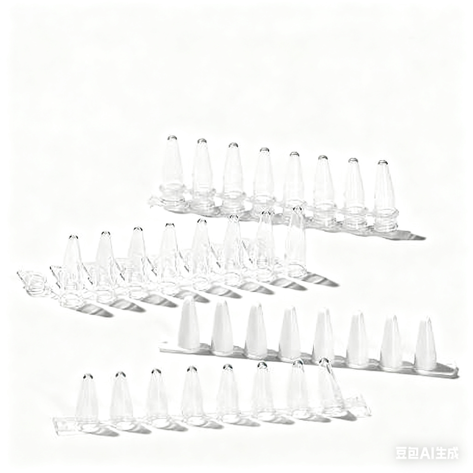 Biotech 0.2ml Transparent PCR Tube Medical Biological Lab Supplies 8 Strips Per Tube Free Samp...