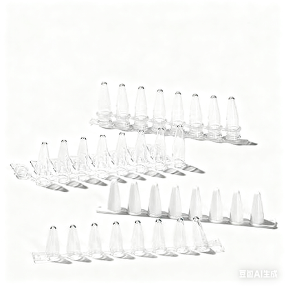 Biotech 0.2ml Transparent PCR Tube Medical Biological Lab Supplies 8 Strips Per Tube Free Samp...
