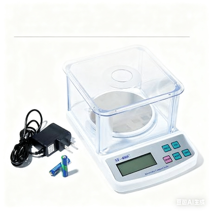 High Precision 600g Electronic Balance 0.01g 1% ABS Material Laboratory Weighing Instrument