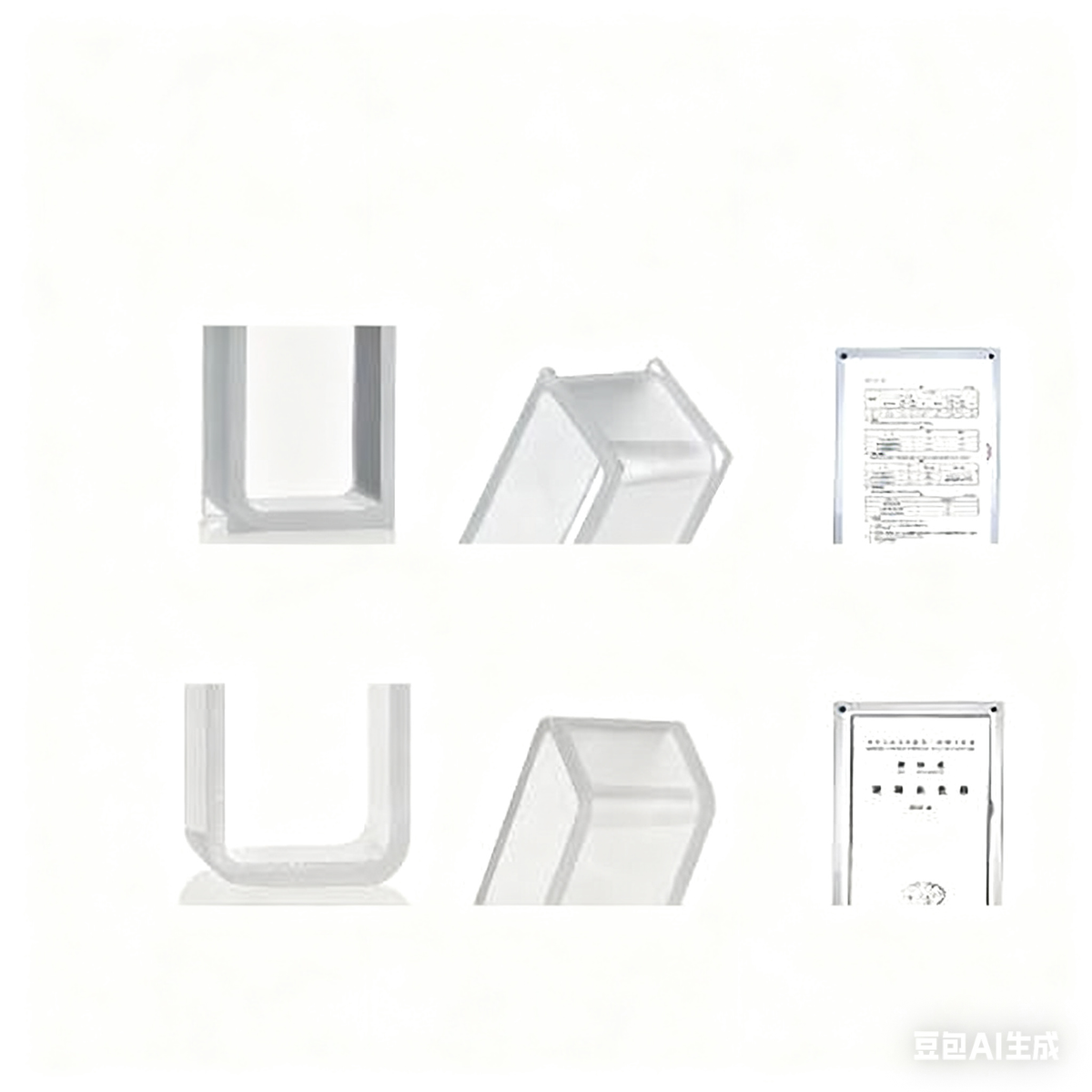 Glass Quartz Cuvette for Ultraviolet Spectrophotometer 5ml/10mm/20mm/30mm/50mm Capacities Two-Way/Fo