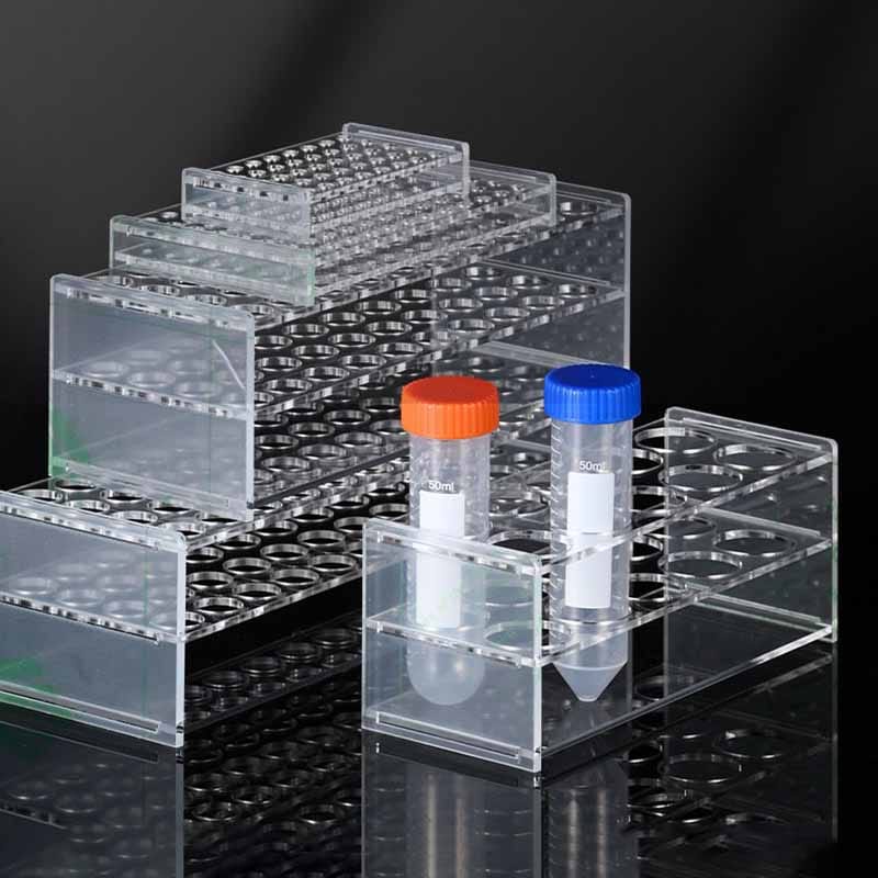 Acrylic Centrifuge Tube Rack, Clear PMMA Tube Holder