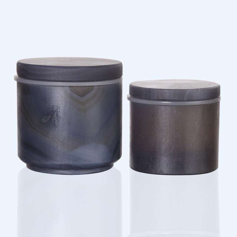 Agate Grinding Jar with Lid & Seal Ring, capacity 50 to 2000ml