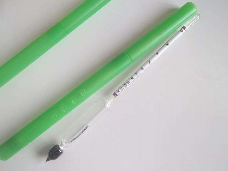 Alcohol Hydrometer 0-100% Scale, Calibrated at 20 °C