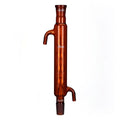 Allihn Condenser with Joint, Brown Glass, 200 mm to 500 mm Length