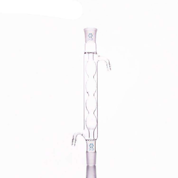 Spherical Allihn condenser with Joint, length 200 mm to 500 mm.
