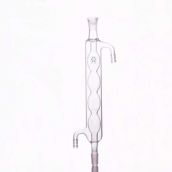 Spherical Allihn condenser with Joint, length 200 mm to 500 mm.