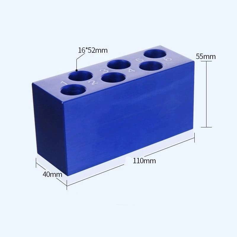 Aluminum cooling rack for 0.2 ml to 50 ml vials