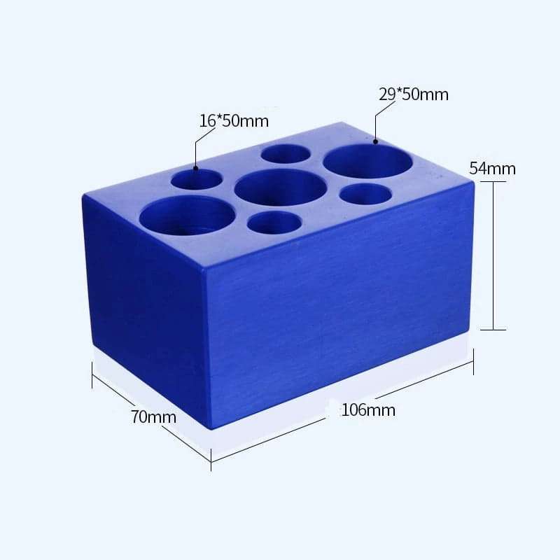 Aluminum cooling rack for 0.2 ml to 50 ml vials