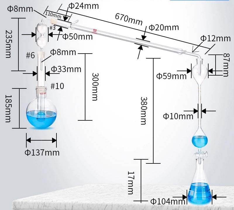 Apparatus to determination for neutral oils and pyridine bases contents of phenol products