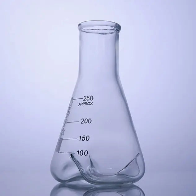 Culture erlenmeyer flask with 3 baffles, Narrow Neck, capacity 50 to 5.000 ml