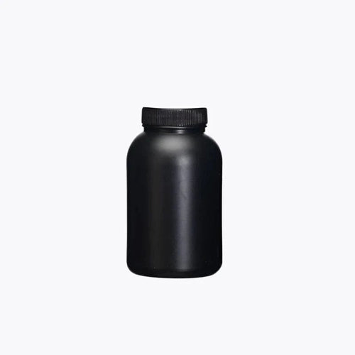Brown HDPE wide mouth bottles,capacity 50 ml to 2.000 ml