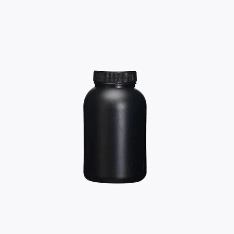 Brown HDPE wide mouth bottles,capacity 50 ml to 2.000 ml