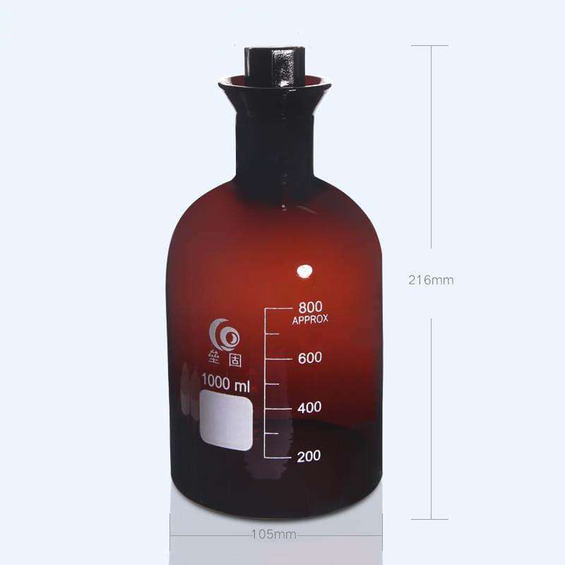 BOD bottle, brown glass, 125 ml to 1.000 ml