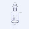 BOD Bottle 125 to 1000ml Clear Borosilicate 3.3 Glass with Labelling Area