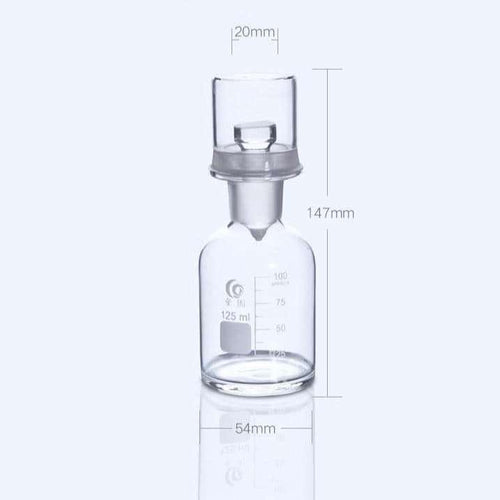 BOD Bottle with cover, Clear Glass, 125 ml to 1.000 ml