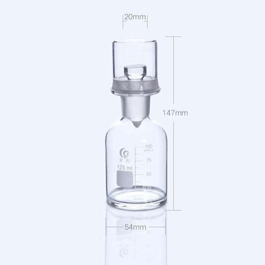 BOD Bottle with cover, Clear Glass, 125 ml to 1.000 ml