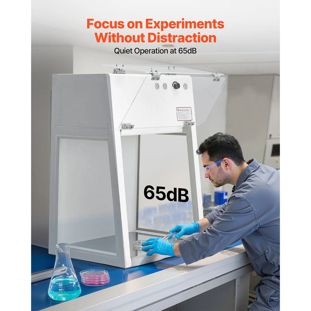 Laminar Flow Hood, Meets ISO Class 5 Clean Room Standard, for Lab Use