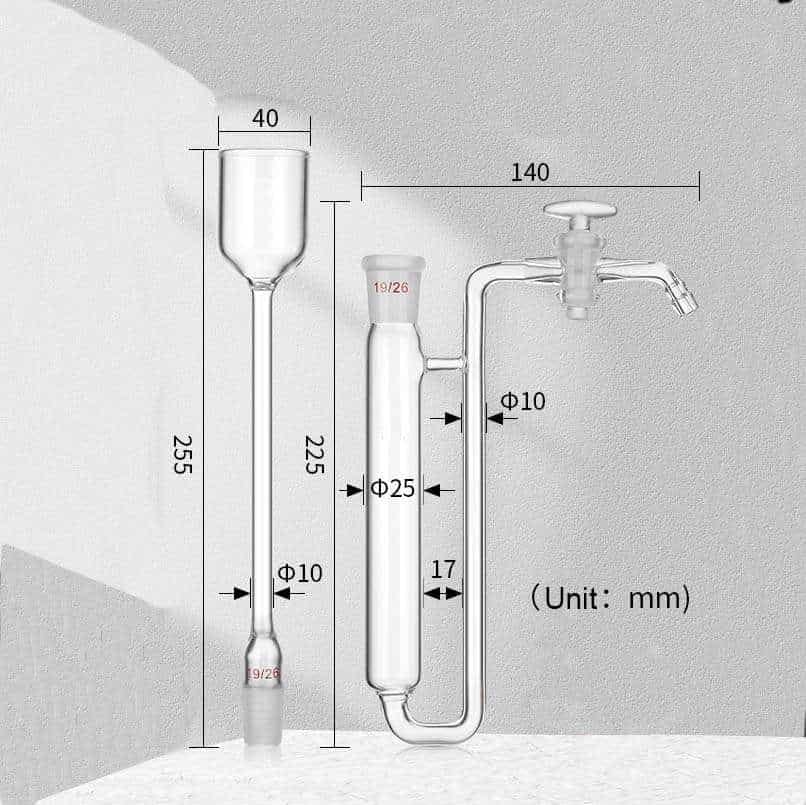 Cadmium reduction column for nitrate determination