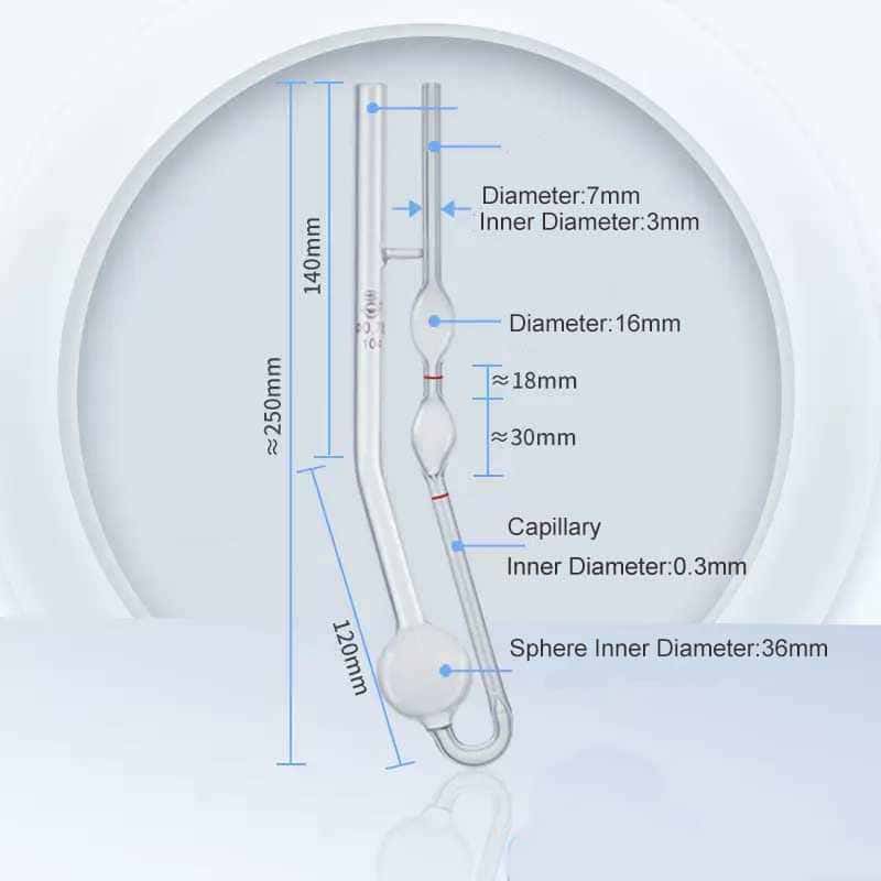 Cannon-Fenske routine viscometer, ISO 3105