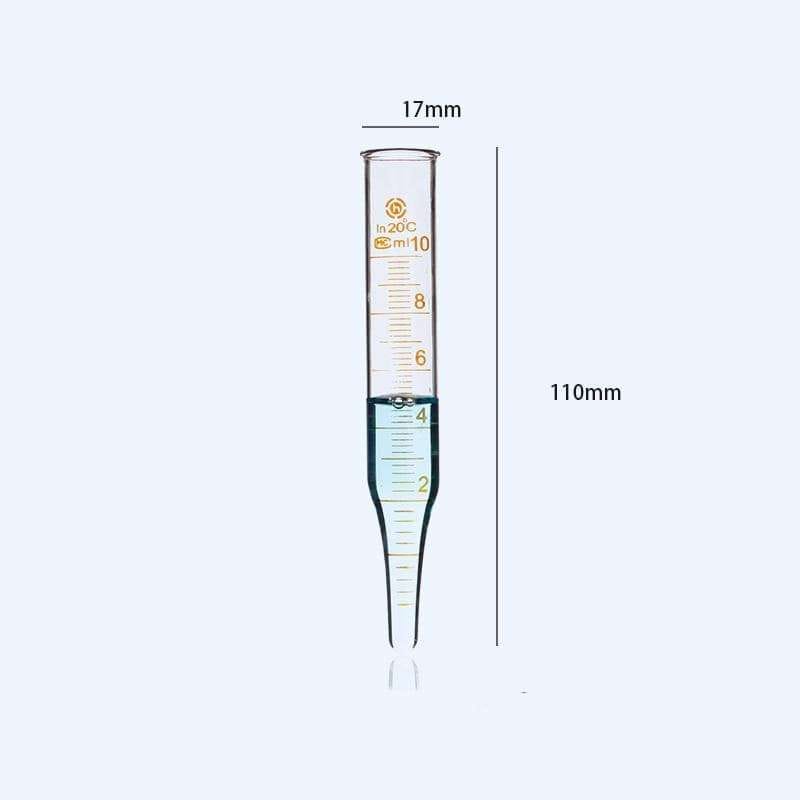 Centrifuge glass tubes with conical bottom, capacity 5 to 50 ml, 10 pcs/pack, without Cap