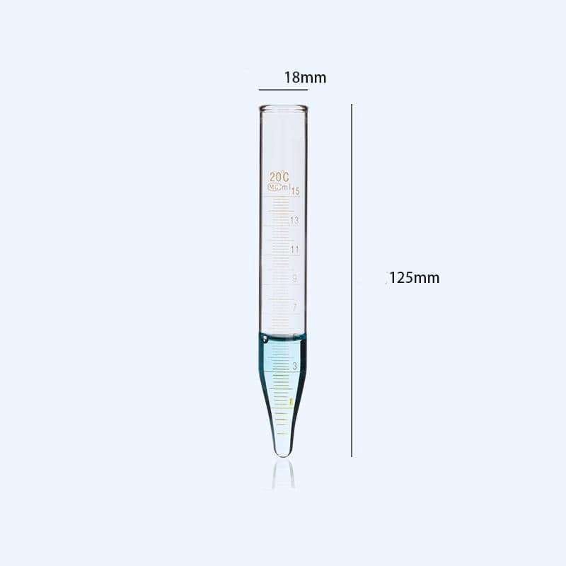 Centrifuge glass tubes with conical bottom, capacity 5 to 50 ml, 10 pcs/pack, without Cap