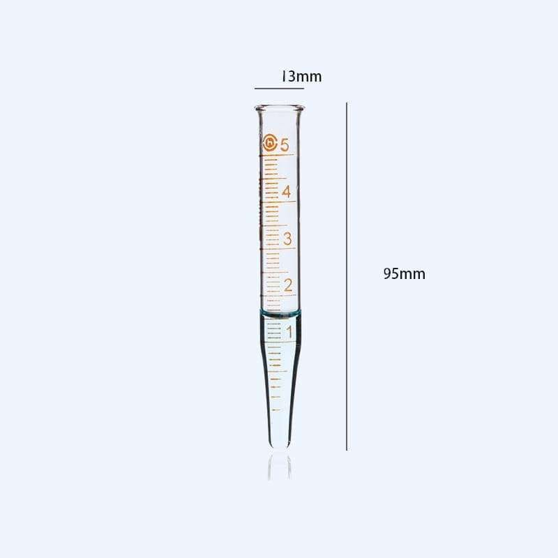 Centrifuge glass tubes with conical bottom, capacity 5 to 50 ml, 10 pcs/pack, without Cap