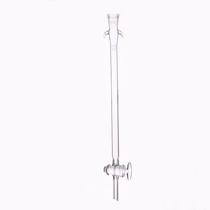 Chromatography column with glass stopcock and joint, without frit