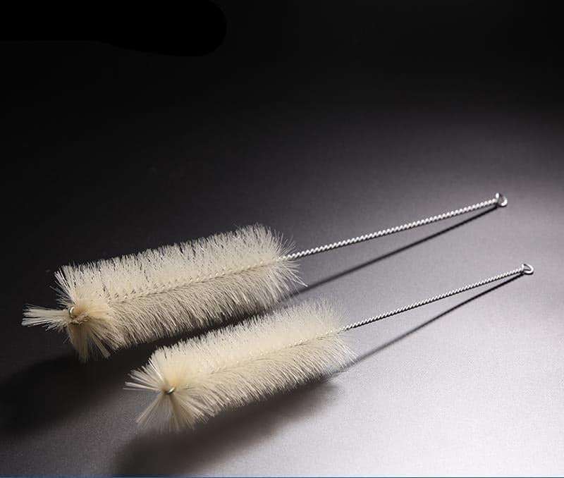Cleaning brush for measuring cylinders, galvanised twisted-in wire