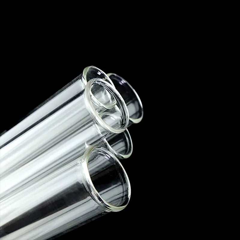 Clear Glass Test Tubes with Beaded Rim, No Graduation, 10 Pcs/Pack