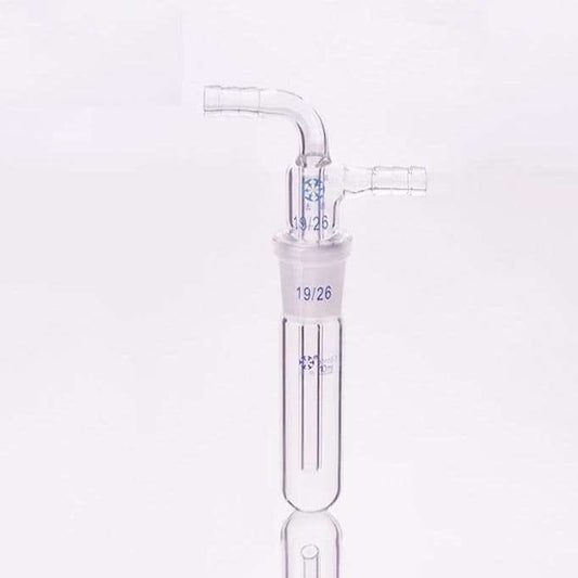 Cold trap with joint and hose connector, capacity 10 to 250 ml