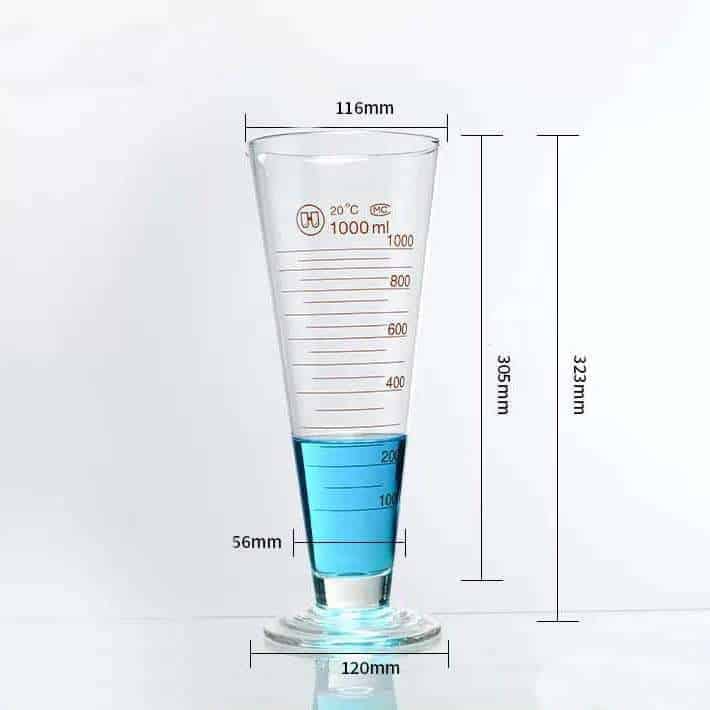 Conical Measuring Beaker, Graduated, 5 ml to 2,000 ml