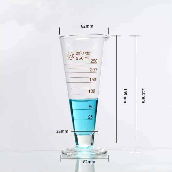 Conical Measuring Beaker, Graduated, 5 ml to 2,000 ml