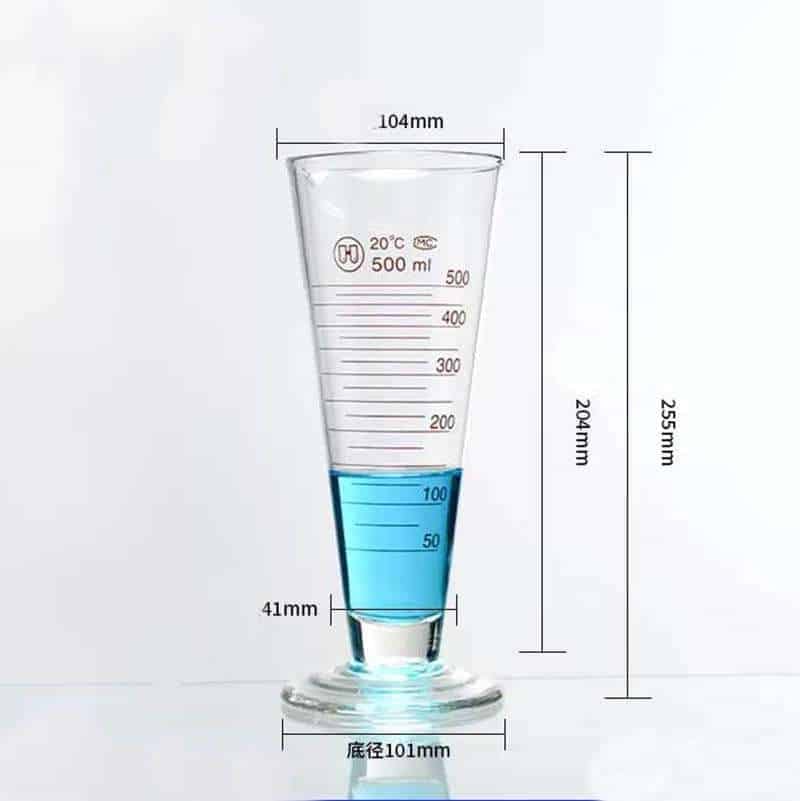 Conical Measuring Beaker, Graduated, 5 ml to 2,000 ml