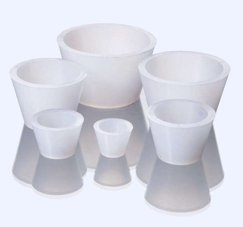 Conical silicon sleeves for vacuum filtration, 6 in 1.