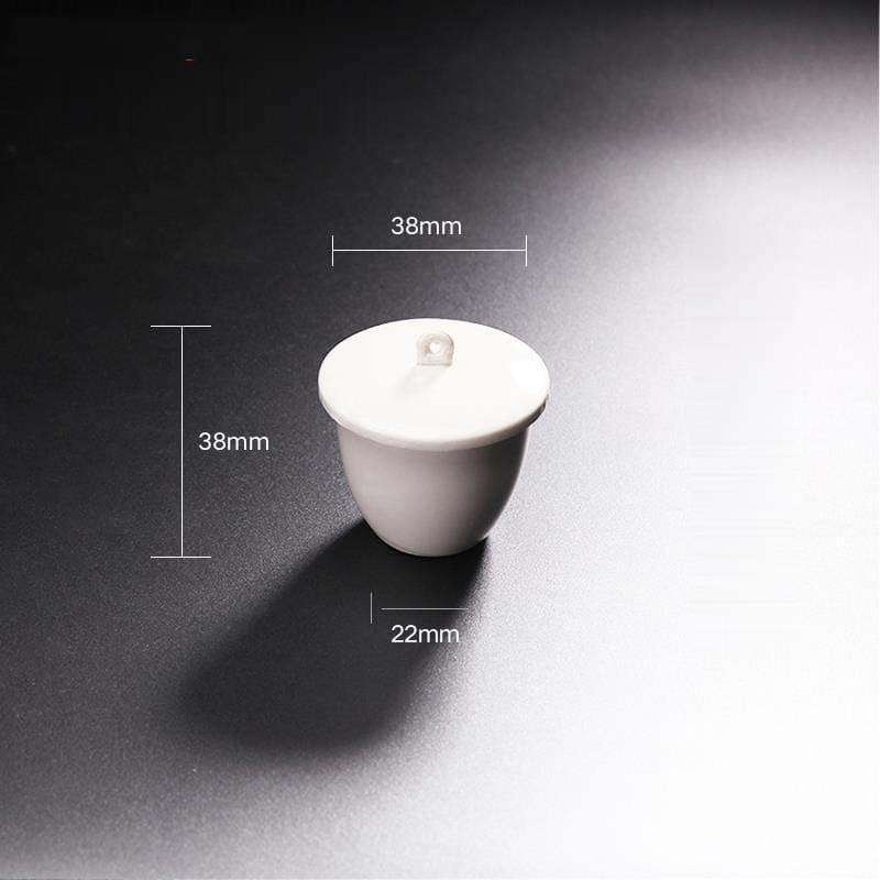 Porcelain Crucible with Cover, Capacity 5 to 300 ml
