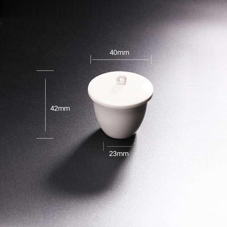 Porcelain Crucible with Cover, Capacity 5 to 300 ml