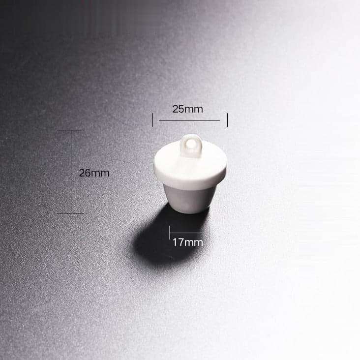 Porcelain Crucible with Cover, Capacity 5 to 300 ml