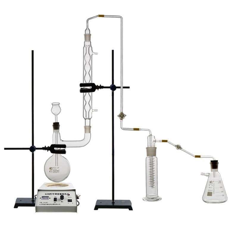 Cyanide Distillation Apparatus, Borosilicate Glass 3.3, Complete Glassware Set