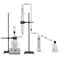 Cyanide Distillation Apparatus, Borosilicate Glass 3.3, Complete Glassware Set